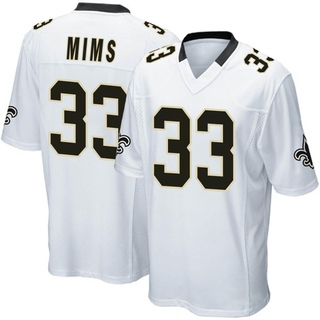 Game Jordan Mims Men's New Orleans Saints Jersey - White