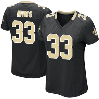 Game Jordan Mims Women's New Orleans Saints Team Color Jersey - Black