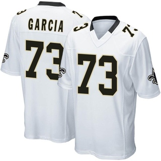 Game Max Garcia Men's New Orleans Saints Jersey - White