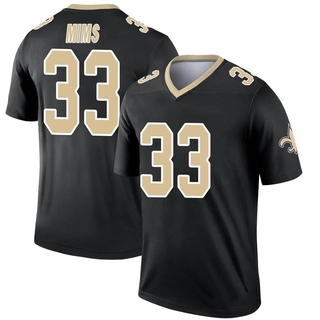 Legend Jordan Mims Men's New Orleans Saints Jersey - Black