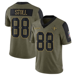 Limited Jack Stoll Men's New Orleans Saints 2021 Salute To Service Jersey - Olive