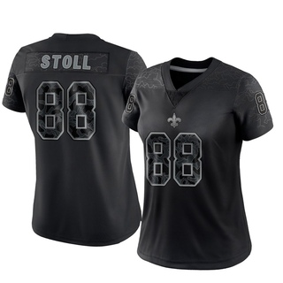 Limited Jack Stoll Women's New Orleans Saints Reflective Jersey - Black
