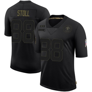 Limited Jack Stoll Youth New Orleans Saints 2020 Salute To Service Jersey - Black