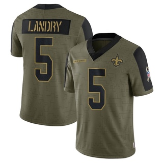 Limited Jarvis Landry Men's New Orleans Saints 2021 Salute To Service Jersey - Olive