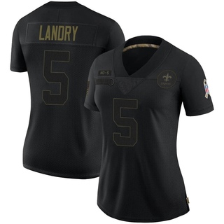 Limited Jarvis Landry Women's New Orleans Saints 2020 Salute To Service Jersey - Black
