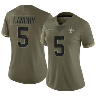 Limited Jarvis Landry Women's New Orleans Saints 2022 Salute To Service Jersey - Olive
