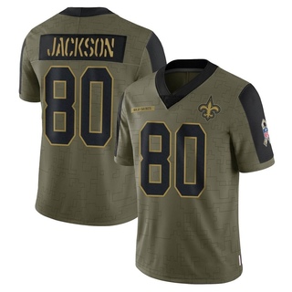 Limited Jermaine Jackson Men's New Orleans Saints 2021 Salute To Service Jersey - Olive