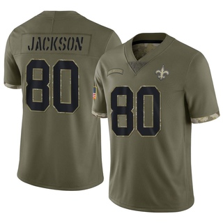 Limited Jermaine Jackson Men's New Orleans Saints 2022 Salute To Service Jersey - Olive
