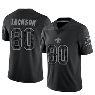 Limited Jermaine Jackson Men's New Orleans Saints Reflective Jersey - Black