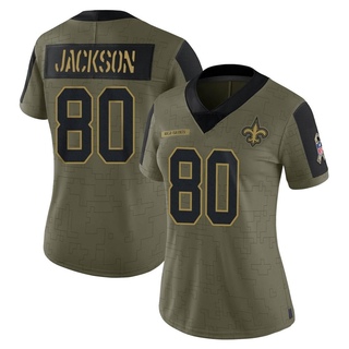 Limited Jermaine Jackson Women's New Orleans Saints 2021 Salute To Service Jersey - Olive