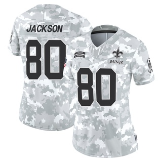 Limited Jermaine Jackson Women's New Orleans Saints 2024 Salute to Service Jersey - Arctic Camo