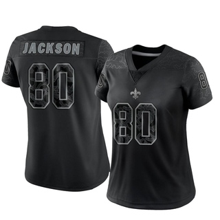 Limited Jermaine Jackson Women's New Orleans Saints Reflective Jersey - Black