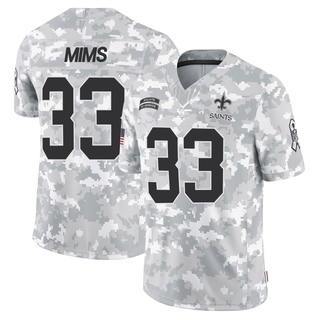 Limited Jordan Mims Men's New Orleans Saints 2024 Salute to Service Jersey - Arctic Camo