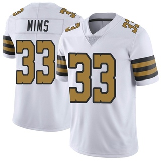 Limited Jordan Mims Men's New Orleans Saints Color Rush Jersey - White