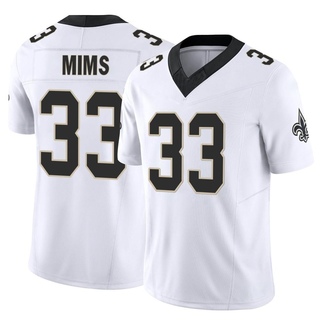 Limited Jordan Mims Men's New Orleans Saints Vapor F.U.S.E. Jersey - White