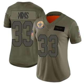 Limited Jordan Mims Women's New Orleans Saints 2019 Salute to Service Jersey - Camo