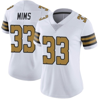 Limited Jordan Mims Women's New Orleans Saints Color Rush Jersey - White