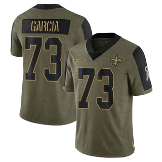 Limited Max Garcia Men's New Orleans Saints 2021 Salute To Service Jersey - Olive
