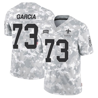 Limited Max Garcia Men's New Orleans Saints 2024 Salute to Service Jersey - Arctic Camo