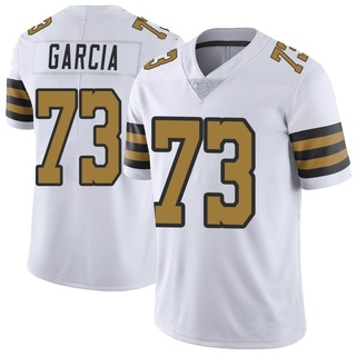 Limited Max Garcia Men's New Orleans Saints Color Rush Jersey - White