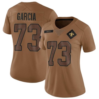 Limited Max Garcia Women's New Orleans Saints 2023 Salute To Service Jersey - Brown