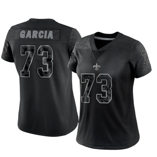 Limited Max Garcia Women's New Orleans Saints Reflective Jersey - Black