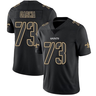 Limited Max Garcia Youth New Orleans Saints Jersey - Black Impact